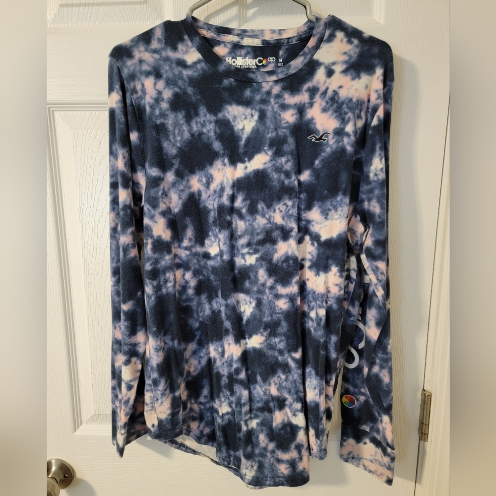 Hollister Blue Tye Die Shirt